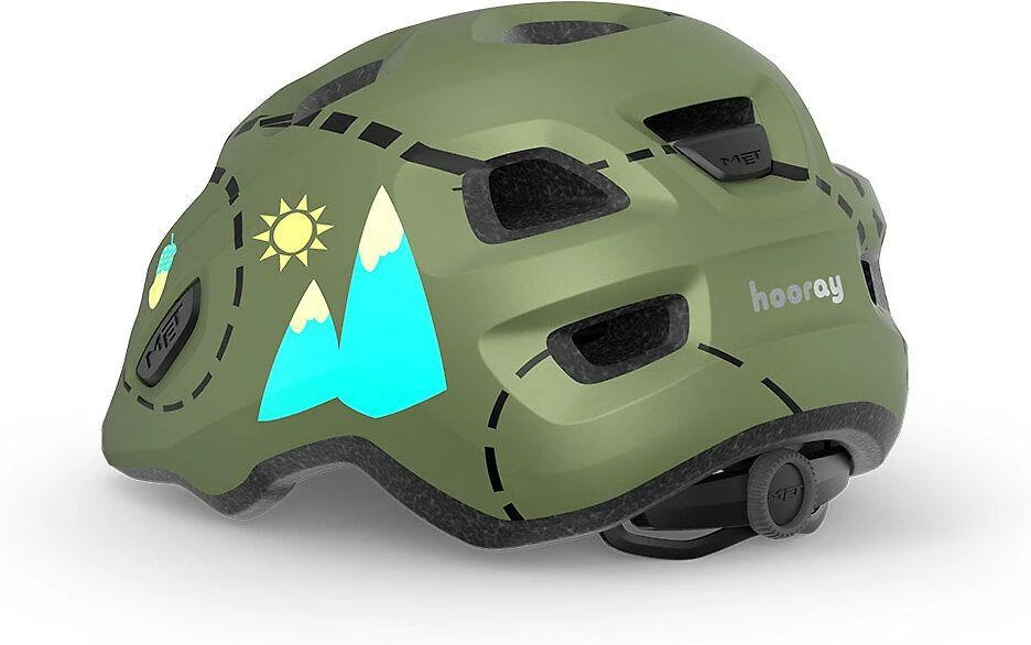 Dėklas MET Hooray -pyöräilykypärä, 52-55 cm, vihreä