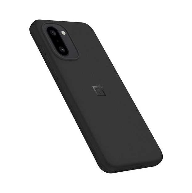 OnePlus Sandstone Magnetic dėklas skirtas 15R 5G juodos spalvos