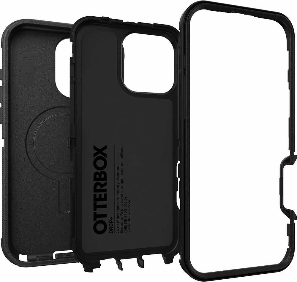 Dėklas Otterbox OB DEFENDER MAGSAFE APPLE/IPHONE 16 PRO MAX - Juodas