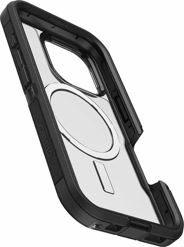 Dėklas Otterbox OB DEFND XTCLEAR APPLE IPHONE16/PRO DARKSIDE-CLEAR/Juodas