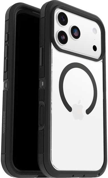 Dėklas OtterBox Defender Pro XT kameros valdymas SHAKEITOFF skaidrus/juodas