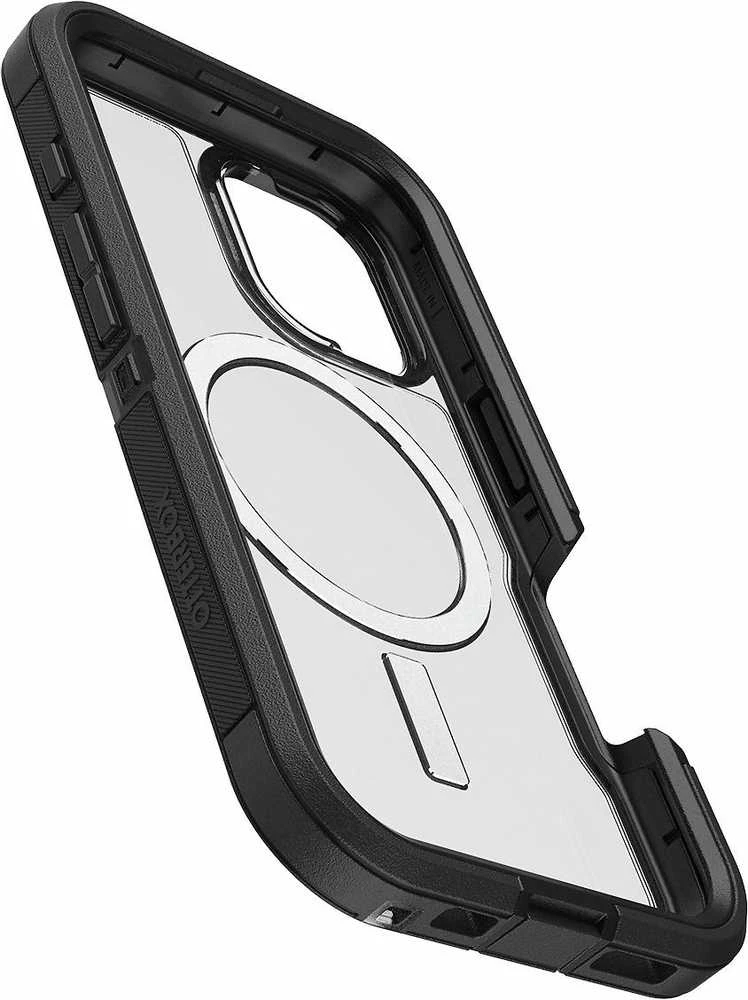 Dėklas Otterbox OB DEFND XTCLEAR APPLE IPHONE16/DARK SIDE - CLEAR/Juodas