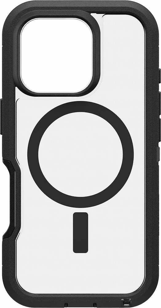 Dėklas Otterbox OB DEFND XTCLEAR APPLE IPHONE16/PRO DARKSIDE-CLEAR/Juodas