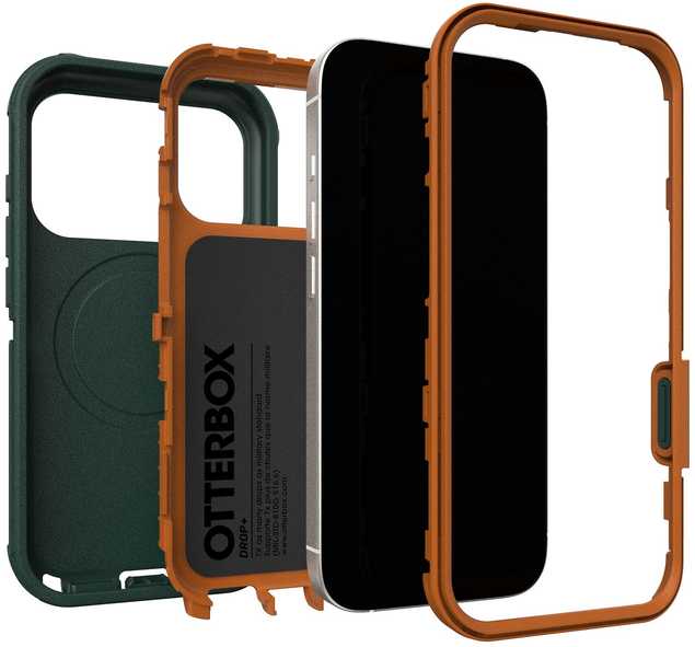 Dėklas OtterBox Defender Pro MagSafe Camera Control f?r iPhone 17 Pro žalias
