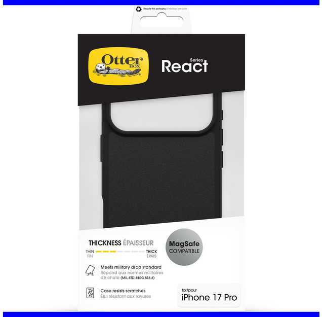 Dėklas OtterBox React MagSafe THEMAN - juoda