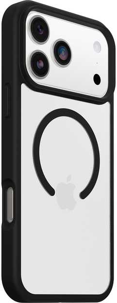 Dėklas Herweck OtterBox React MagSafe SHAKEITOFF Juodas Crystal - skaidrus/juodas