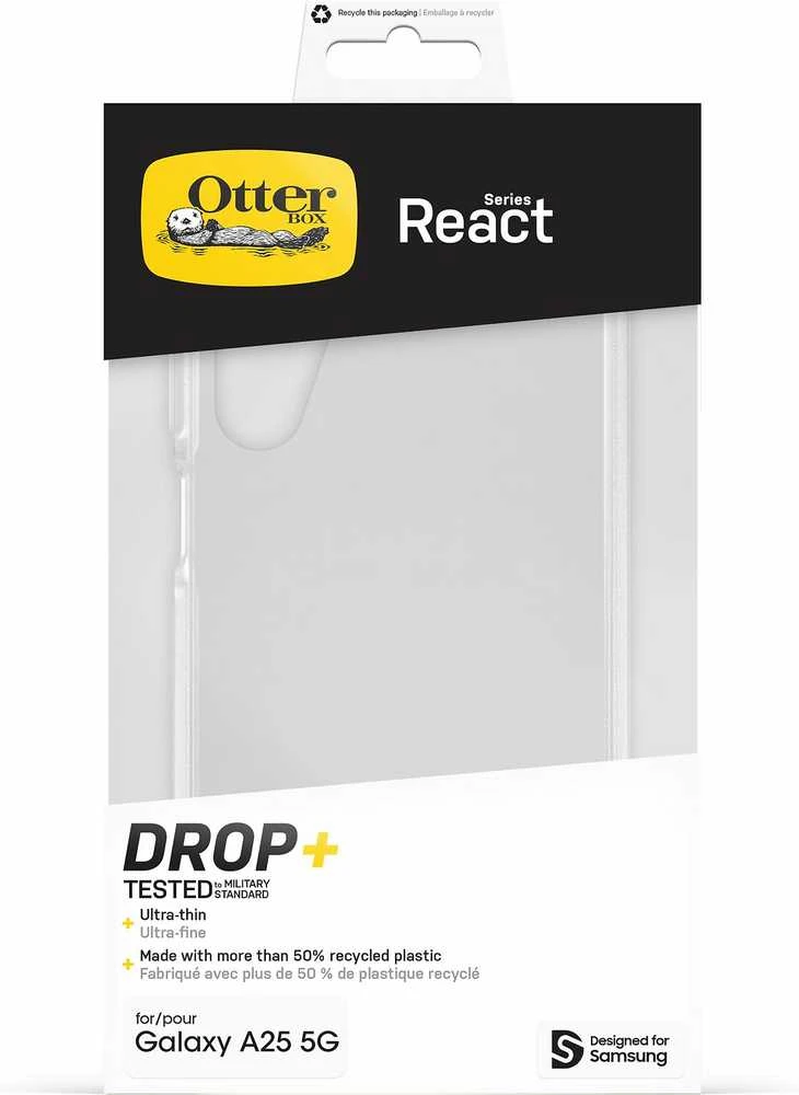 Dėklas OtterBox OtterBox React Samsung Galaxy A25 5G – skaidrus