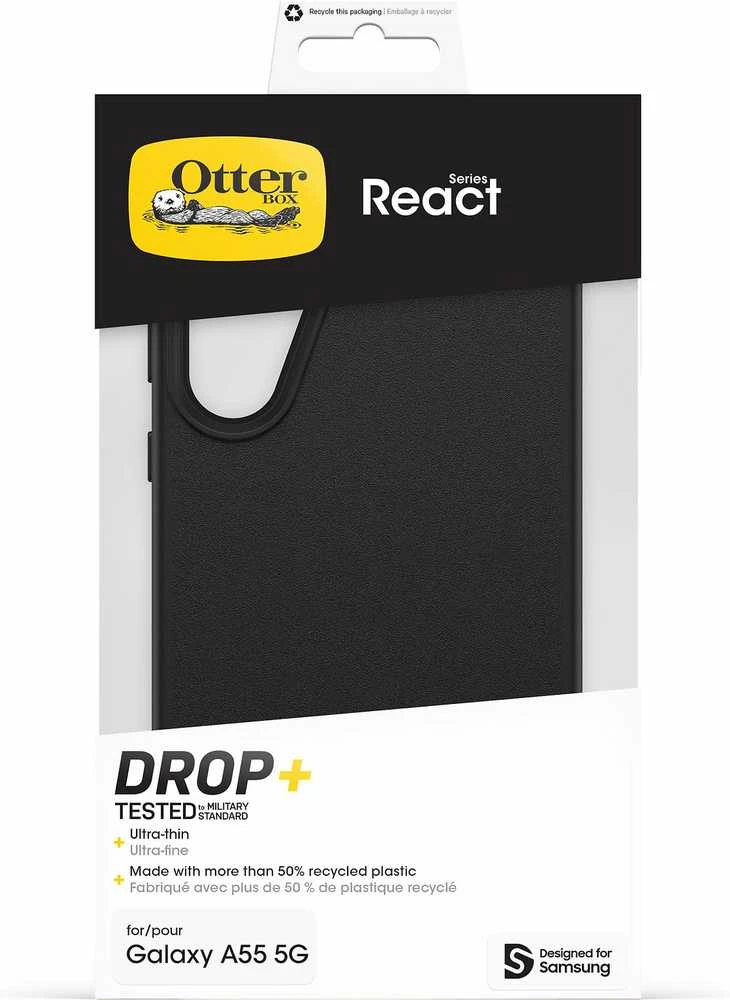Dėklas OTTERBOX REACT MONUMENTS (SAMSUNG A55 5G) - Juodas