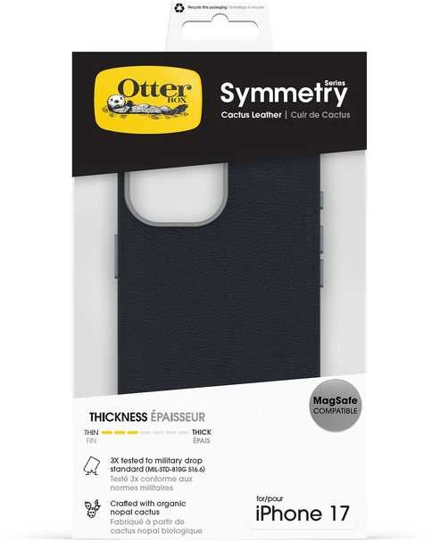 Dėklas OtterBox Symmetry Kaktusleder Camera Control f?r iPhone 17 Riverside Mėlyna