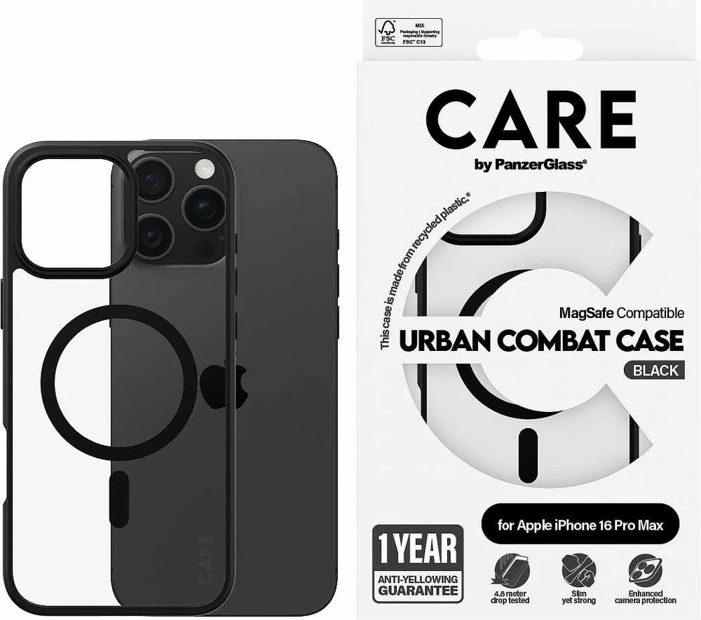 „Panzer Glass CARE by PanzerGlass Flagship Urban Apple iPhone 16 Pro Max 6.9" MagSafe 1360