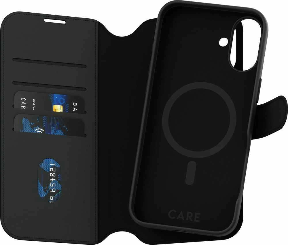 Panzer Glass Care by PanzerGlass Feature Tango 2in1 Atverčiamas Apple iPhone 16 Plus 6.7" MagSafe dėklas telefonui juodos spalvos 1331