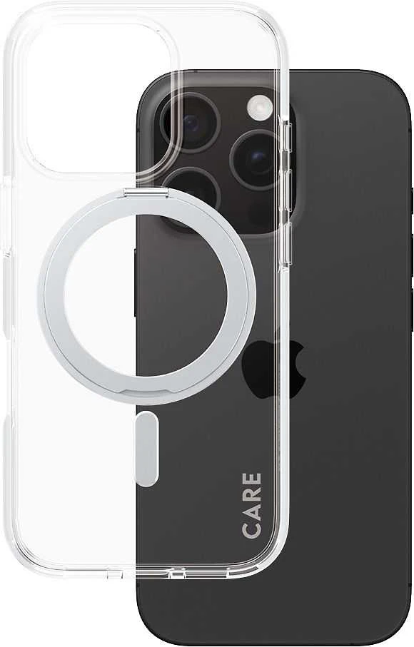 Panzer Glass CARE by PanzerGlass Feature Kickstand Apple iPhone 16 Pro 6.3" sidabrinis/sidabrinis MagSafe 1326