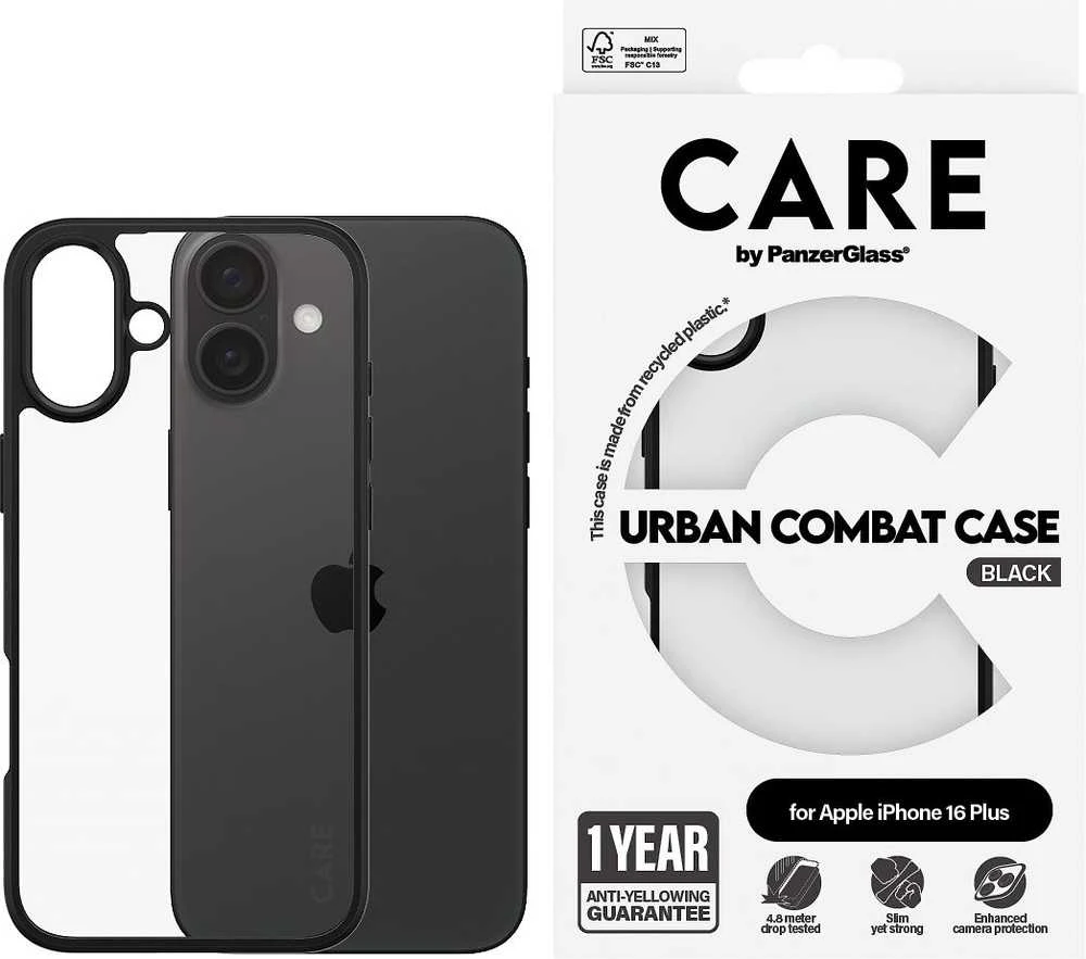Panzer Glass „PanzerGlass CARE Case“ dėklas flagmanas „Urban Combat iPhone '24 6,7"