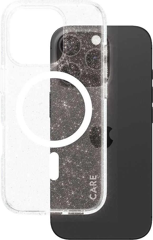 Panzer Glass CARE by PanzerGlass Flagship Star Lit Apple iPhone 16 Pro 6.3" dėklas telefonui baltos spalvos/dėklas telefonui baltos spalvos MagSafe 1342