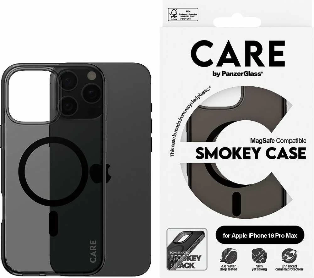 Dėklas Panzer Glass Flagship Apple iPhone 16 Pro Max 6.9 " dūmai / dūmai MagSafe 1352