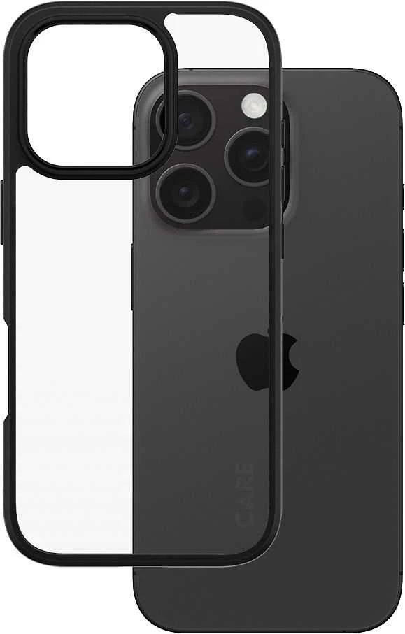 Panzer Glass Care By PanzerGlass Urban Combat dėklas skirtas Apple iPhone 16 Pro juodos spalvos