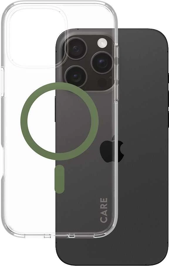 Panzer Glass Care by PanzerGlass Flagship Apple iPhone 16 Pro Max 6.9" dėklas telefonui žalios spalvos MagSafe 1372