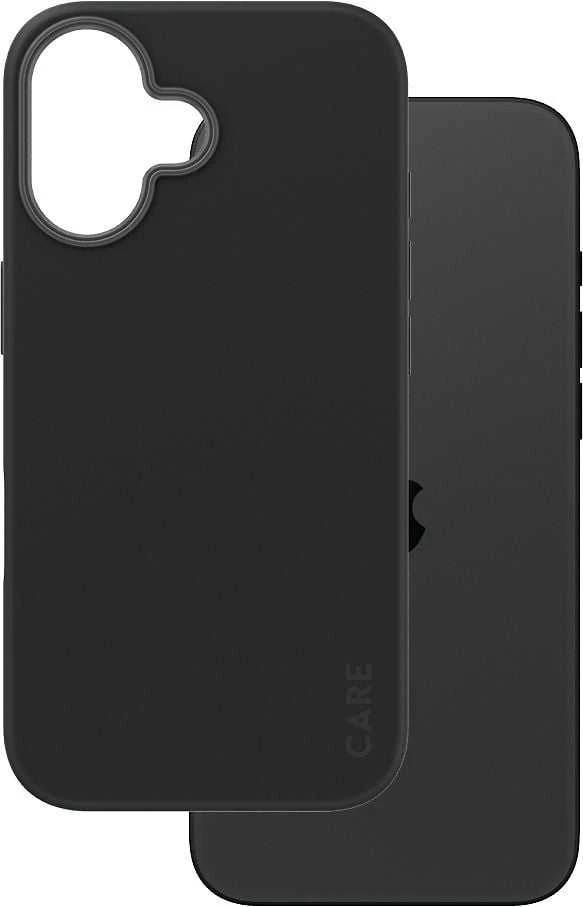 Panzer Glass CARE by PanzerGlass Fashion Case Apple iPhone 16 6.1" dėklas telefonui juodos spalvos/dėklas telefonui juodos spalvos MagSafe 1377
