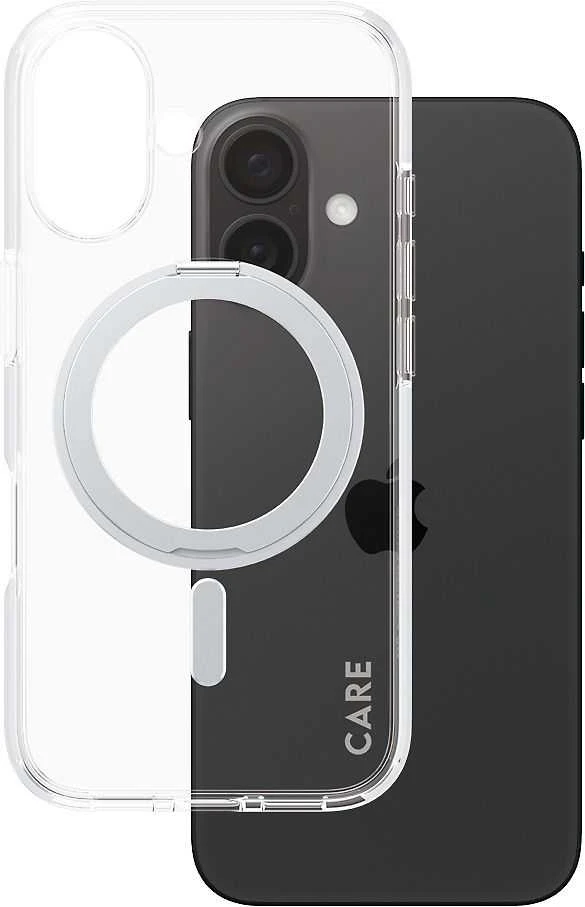 Panzer Glass CARE by PanzerGlass Feature Kickstand Apple iPhone 16 6.1" sidabrinis/sidabrinis MagSafe 1325