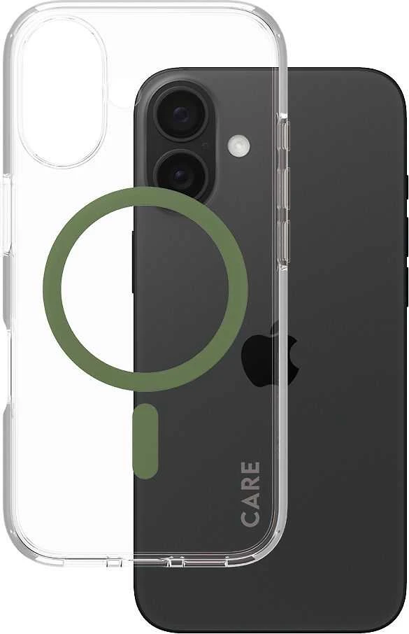 Panzer Glass CARE by PanzerGlass Flagship Apple iPhone 16 6.1" dėklas telefonui žalios spalvos/dėklas telefonui žalios spalvos MagSafe 1369