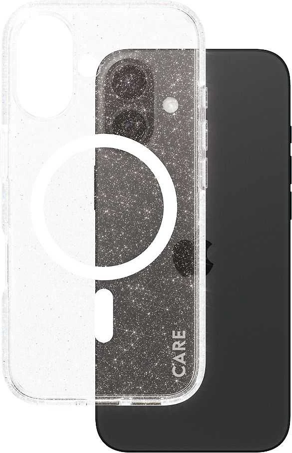 Panzer Glass CARE by PanzerGlass Flagship Star Lit Apple iPhone 16 6.1" dėklas telefonui baltos spalvos/dėklas telefonui baltos spalvos MagSafe 1341