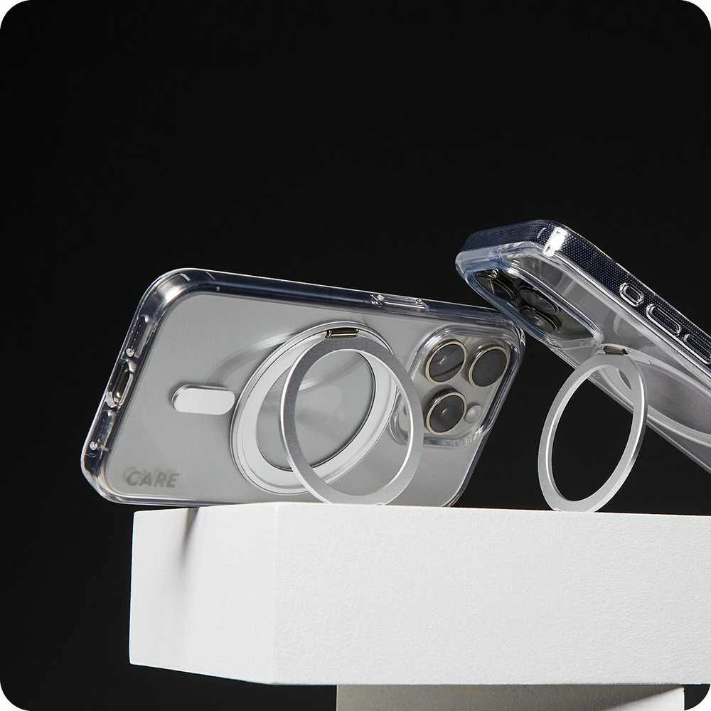 Panzer Glass CARE by PanzerGlass Feature Kickstand Apple iPhone 16 Pro 6.3" sidabrinis/sidabrinis MagSafe 1326