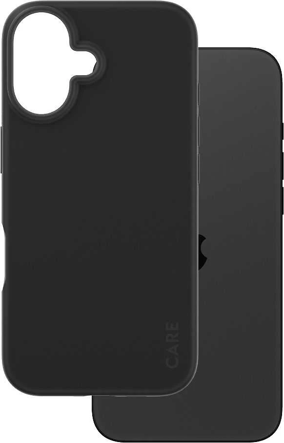 Panzer Glass CARE Madingas dėklas | Galinis viršelis | Apple | iPhone 16 | Perdirbtas plastikas | Juodas