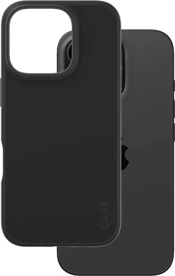 Panzer Glass CARE Madingas dėklas | Galinis viršelis | Apple | iPhone 16 PRO | Perdirbtas plastikas | Juodas