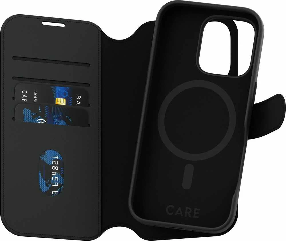 Panzer Glass Care by PanzerGlass Feature Tango 2in1 Atverčiamas Apple iPhone 16 Pro 6.3" MagSafe dėklas telefonui juodos spalvos 1330