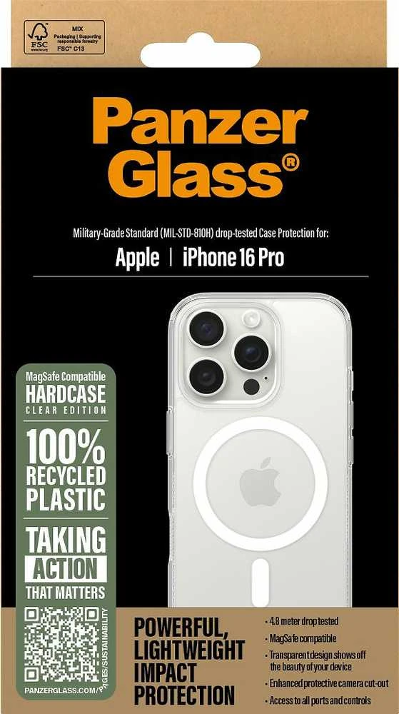 Panzer Glass PanzerGlass HardApple iPhone 16 Pro 6.3" dėklas telefonui baltos spalvos MagSafe 1292