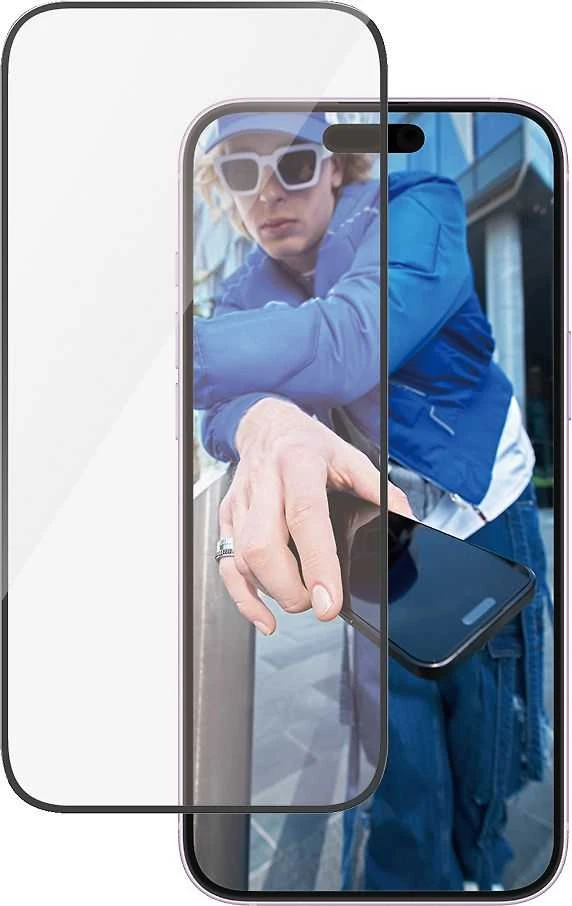 Panzer Glass PanzerGlass Ekrano apsauga | Apple | iPhone 16 Plus / iPhone 15 Plus | Stiklas | Skaidrus | Itin platus pritaikymas