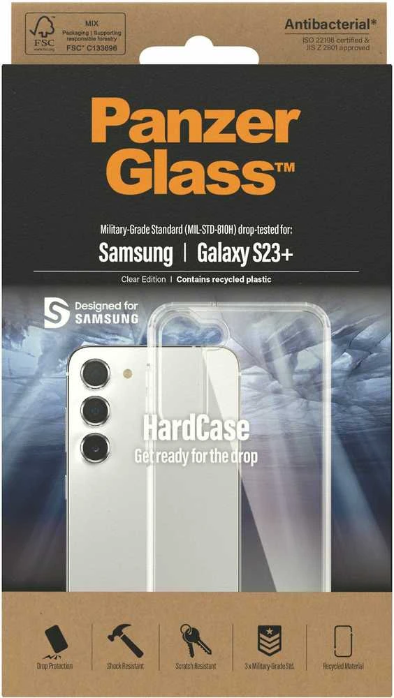 Panzer Glass PanzerGlass kietas dėklas, skirtas Samsung Galaxy S23+ AB (skaidrus)