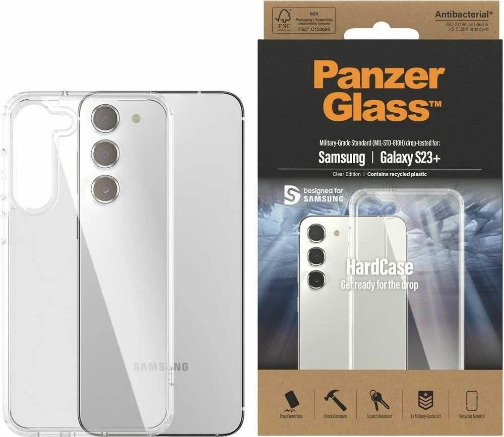 Panzer Glass PanzerGlass kietas dėklas, skirtas Samsung Galaxy S23+ AB (skaidrus)