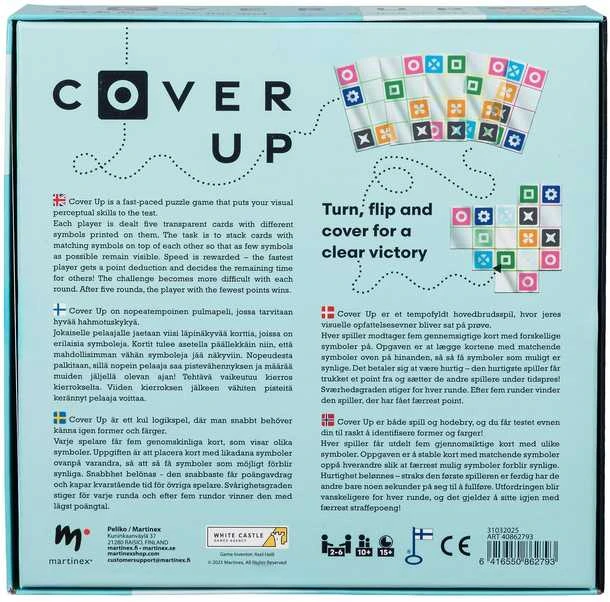Dėklas Peliko Cover Up Korttipeli