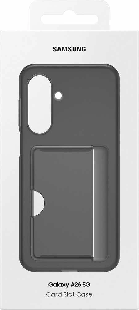 Dėklas Samsung Galaxy A26 Card Slot Cover Juodas