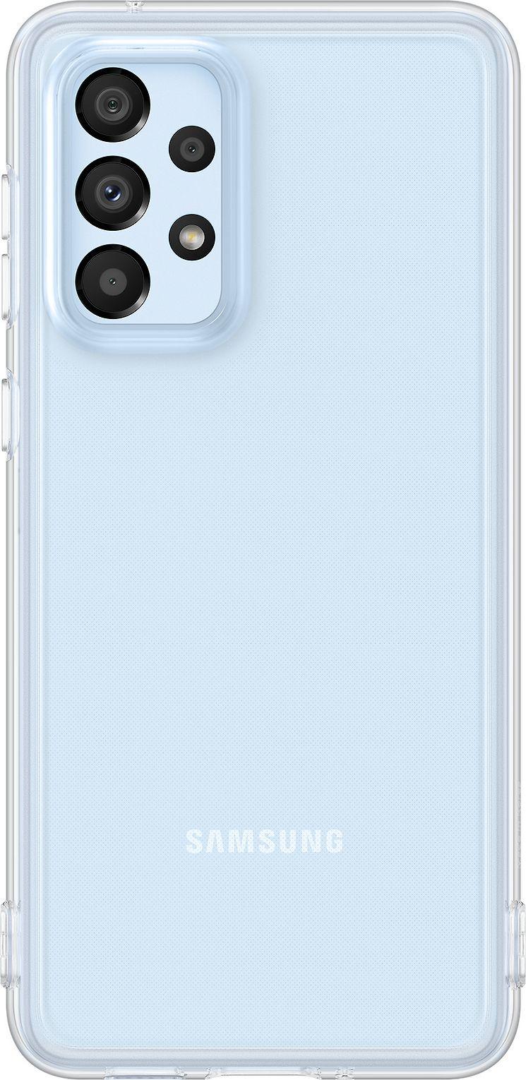 Dėklas QA336TTE minkštas skaidrus dangtelis, skirtas Samsung Galaxy A33 (5G) skaidrus (skaidrus)