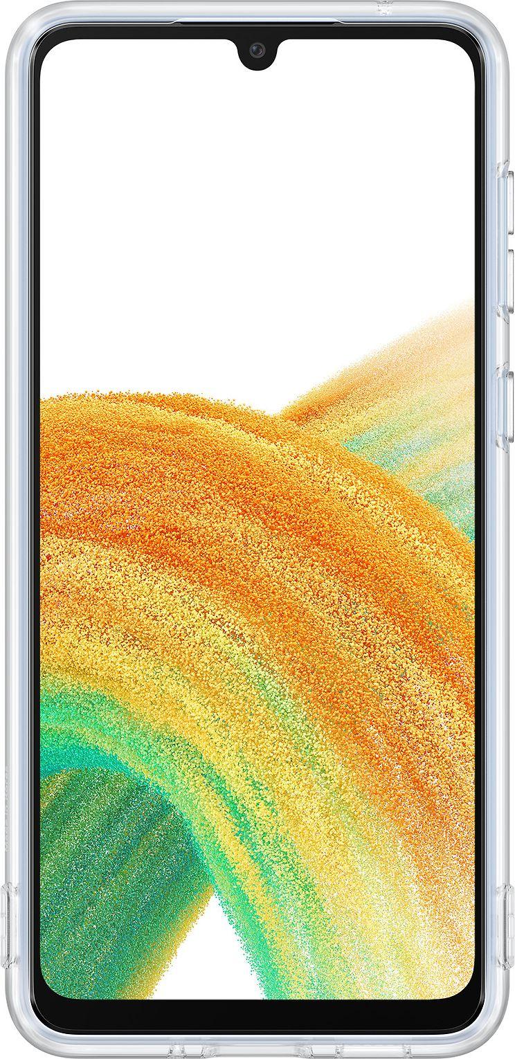 Dėklas QA336TTE minkštas skaidrus dangtelis, skirtas Samsung Galaxy A33 (5G) skaidrus (skaidrus)