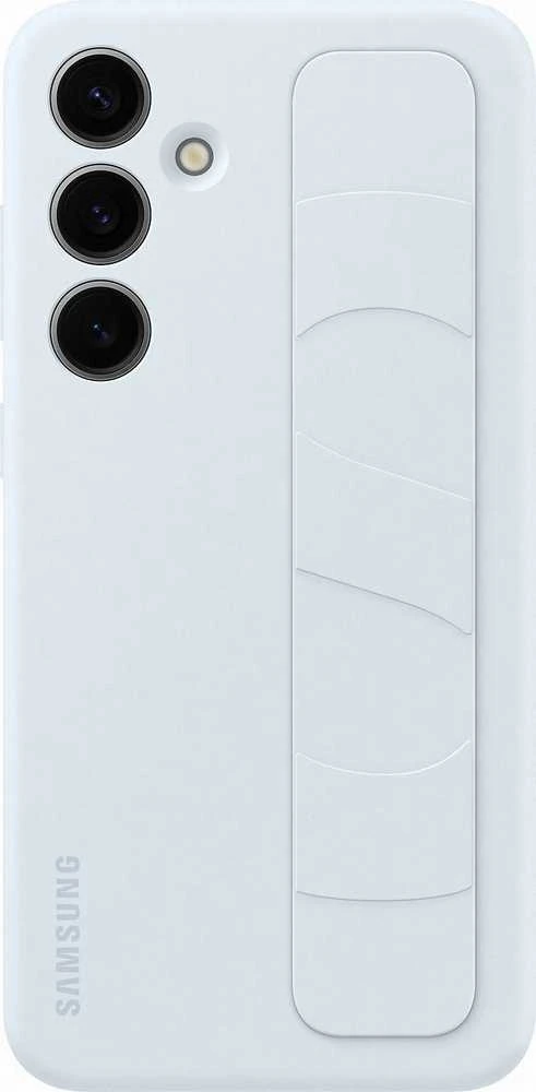 Dėklas Samsung Galaxy S24+ Standing Grip Cover Light Mėlyna