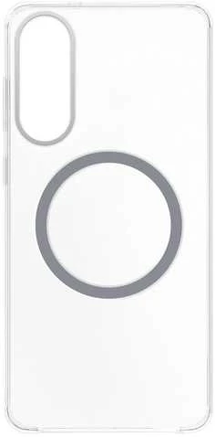 112803 Dėklas Samsung skaidrus Magnet Dėklas Galaxy S25 Edge skaidrus