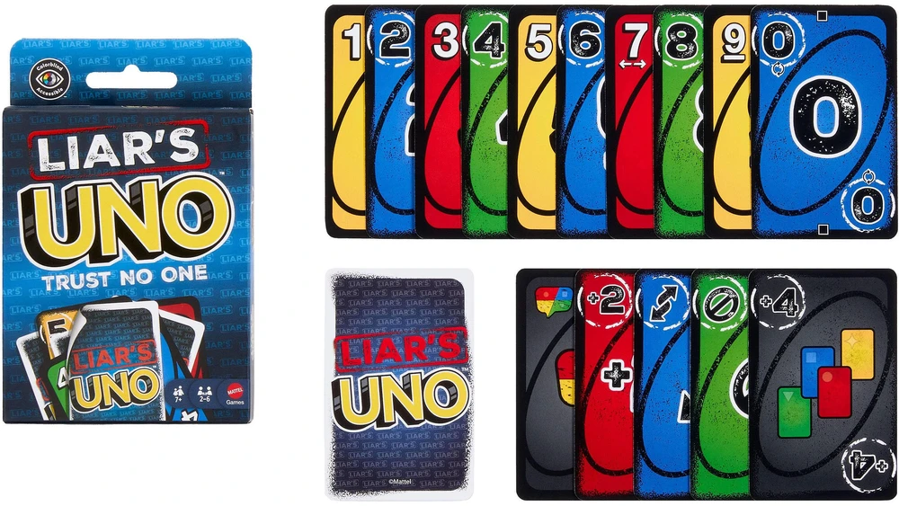 Kortos Mattel UNO LIAR'S