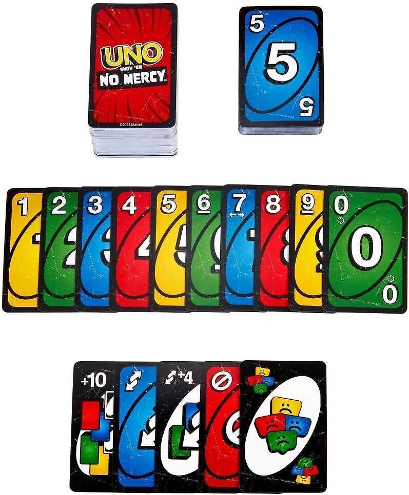 Mattel UNO Show 'Em No Mercy kortų žaidimas