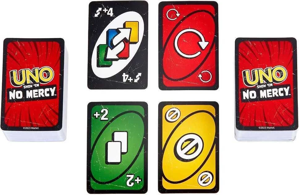Mattel UNO Show 'Em No Mercy kortų žaidimas