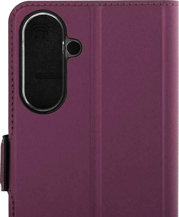 „Wave“ atverčiamas dėklas, „Samsung Galaxy A36 5G“, dūminio sangrijos spalvos