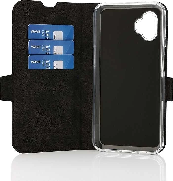 „Wave“ atverčiamas dėklas, „Samsung Galaxy Xcover7 Pro“, juodas