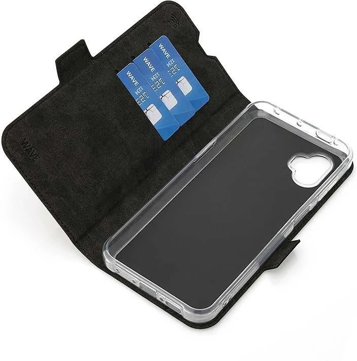 „Wave“ atverčiamas dėklas, „Samsung Galaxy Xcover7 Pro“, juodas