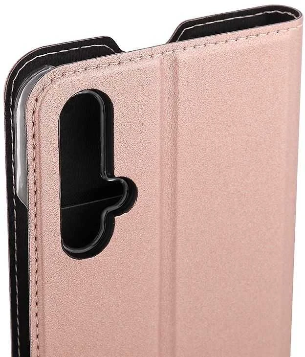 Dėklas Wave BookCase, Honor 20 / Huawei Nova 5T, Rose Gold