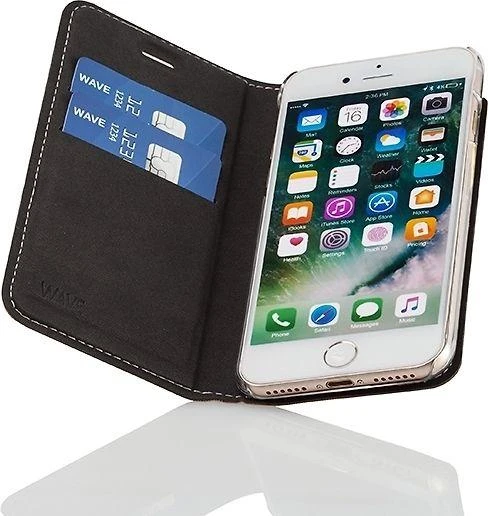 Dėklas Wave BookCase, iPhone 7/8 / SE, rožinis auksas