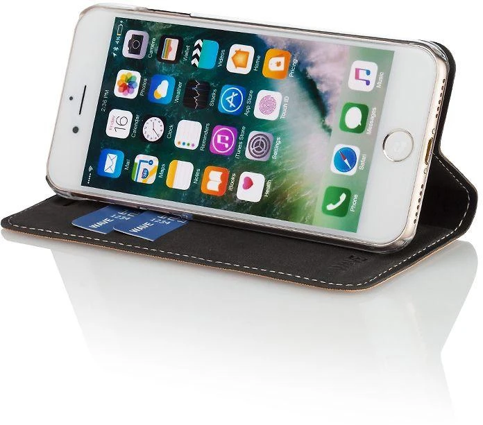 Dėklas Wave BookCase, iPhone 7/8 / SE, rožinis auksas