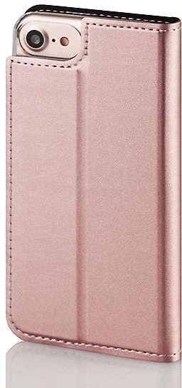 Dėklas Wave BookCase, iPhone 7/8 / SE, rožinis auksas