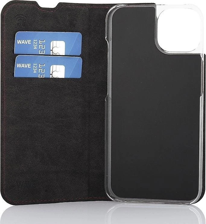 Dėklas Wave BookCase -suojakotelo, iPhone 14, Smoky Sangria